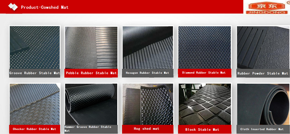 rubber matting for cowshed